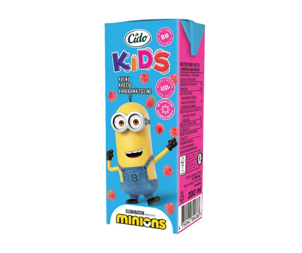 Sulas dzēriens CIDO Minions aveņu 0,2L