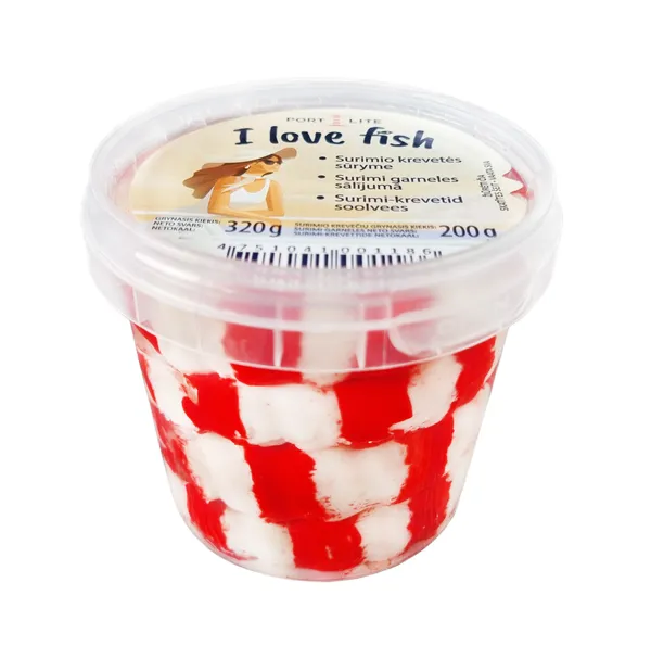 Surimi garneles eļļā 320g (200g), I love fish