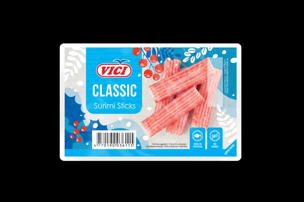 Surimi nūjiņas dzesētas Classic 150g, Viči