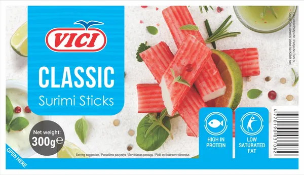 Surimi nūjiņas Viči classic dzesētas 300g