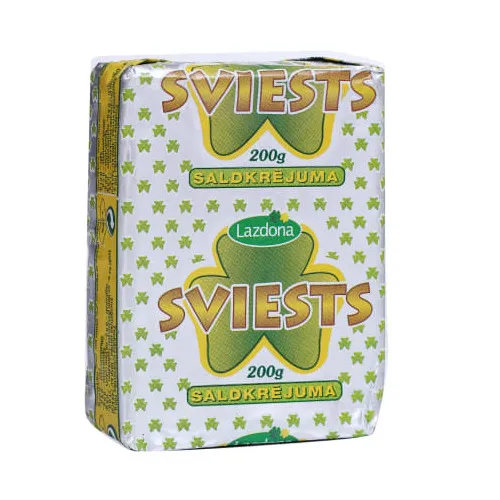Sviests LAZDONA saldkrējuma 82% 200g