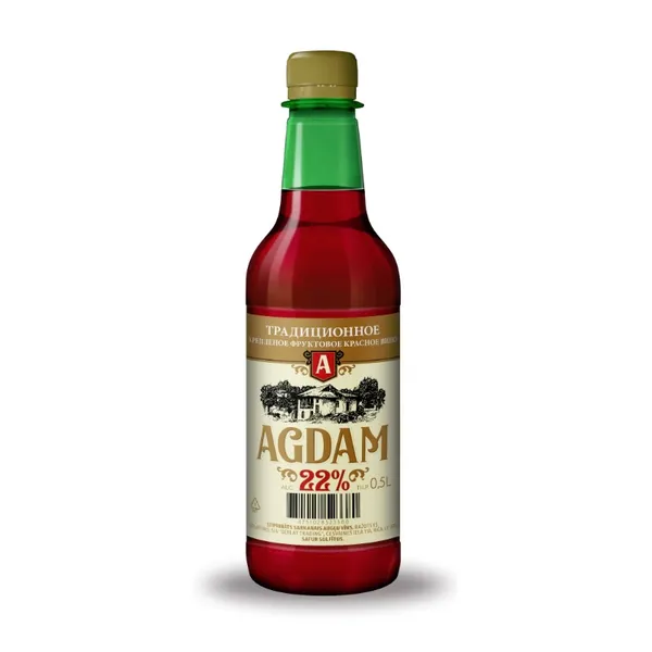 S.vīns Agdam Tradicionālais 22% 0.5l PET