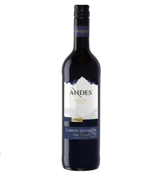 S.vīns Andes Cab. Sauv Chile sausais 12.5% 0.75l