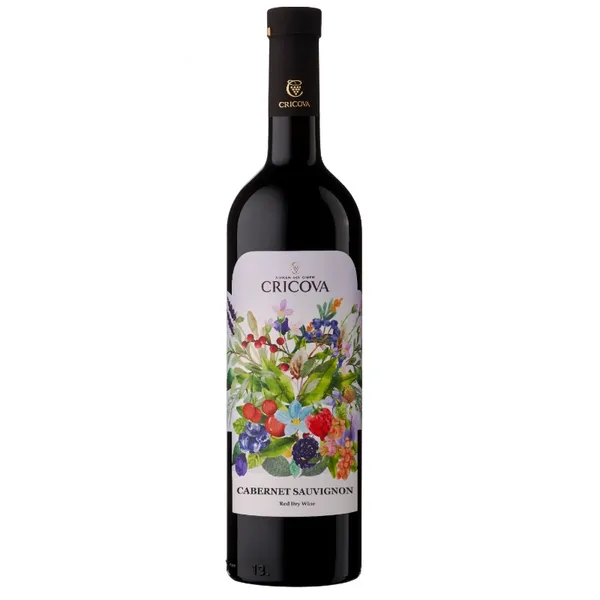 S.vīns Cricova Flower Wine Cabernet Sauvignon sausais 13% 0.75l