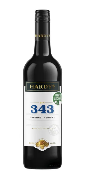 S.vīns Hardys BIN 343 Cabernet Shiraz sausais 14% 0.75l