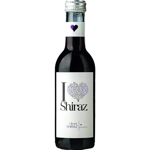 S.vīns I Heart Shiraz  13%, 0,187L sauss