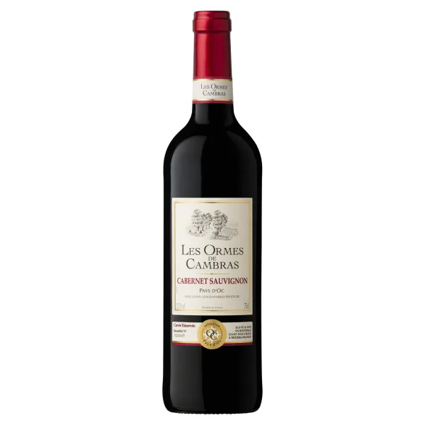 S.vīns Les Ormes de Cambras Cabernet Sauvignon Rouge sausais 12.5% 0.75l