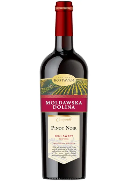 S.vīns Moldavian Valley Pinot Noir pussaldais 13% 0.75l