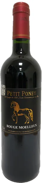 S.vīns Petit Poney Rouge pussaldais 12% 0.75l