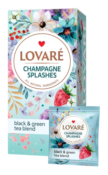 Tēja Champagne Splashes m/z pac. 24x2g, Lovare