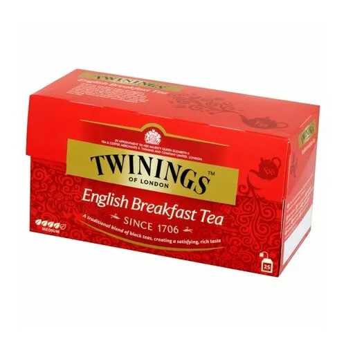 Tēja English Breakfast 25x2g, Twinings
