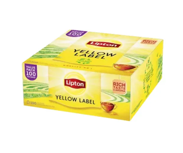 Tēja Lipton Yellow Label 100x2g, Lipton