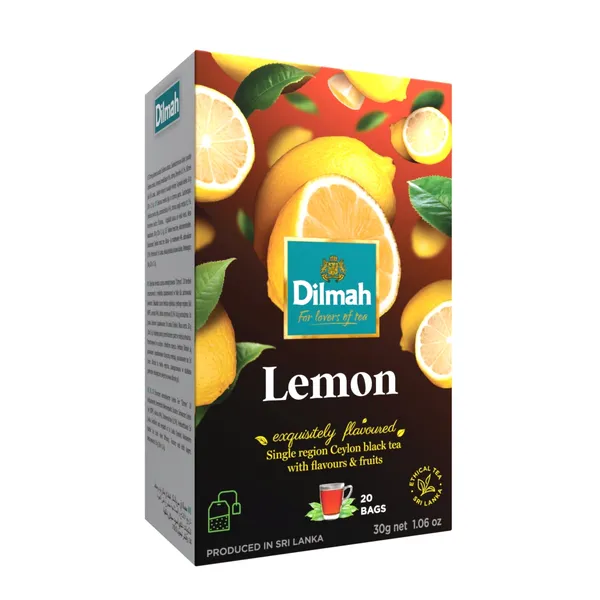Tēja melnā Citronu 20x1.5g, Dilmah