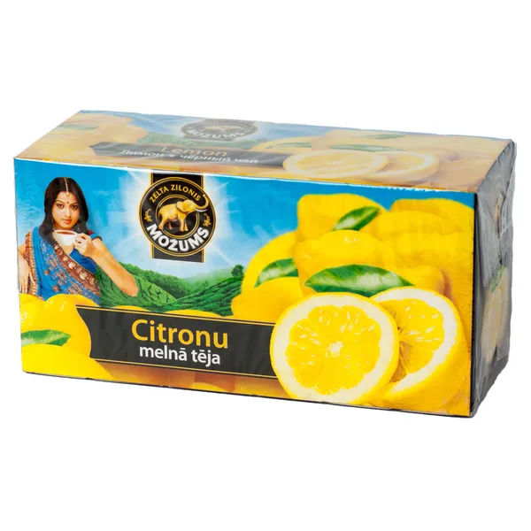 Tēja melnā Citronu aromatizētā 20x1.5g, Možums