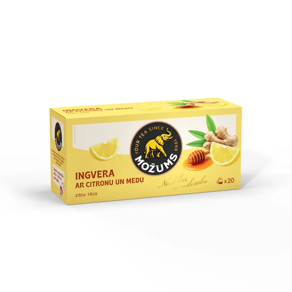 Tēja zāļa ar ingveru, medu un citronu 20x2g, Možums
