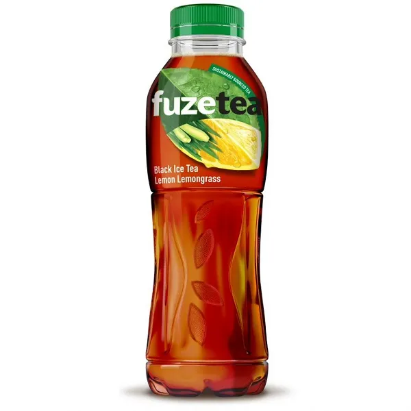Tējas dzēriens ar citrusa garšu un zaļās tējas ekstraktu 0.5l PET, Fuzetea
