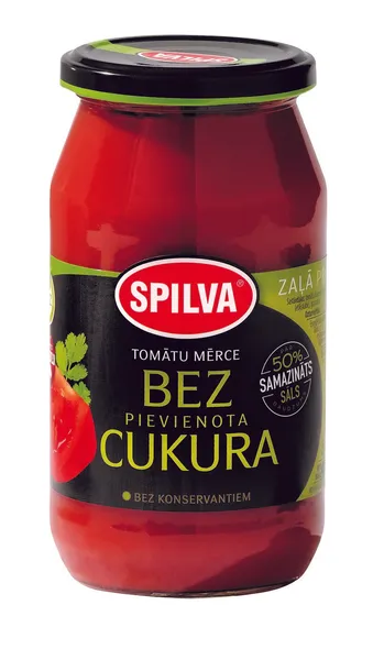 Mērce tomātu bez piev.cukura Spilva 500ml