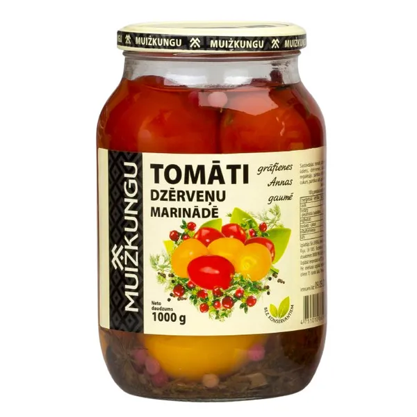 Tomāti MUIŽKUNGU dzērveņu marinādē 1kg