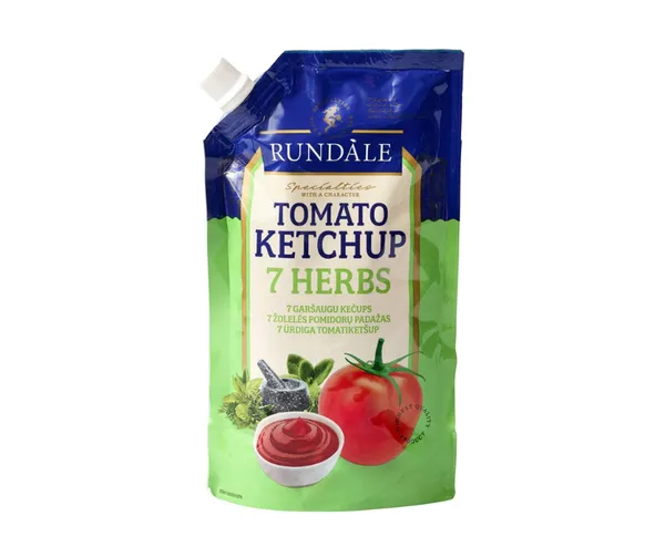 Tomātu Kečups 7 garšaugu 400g, Rundāle