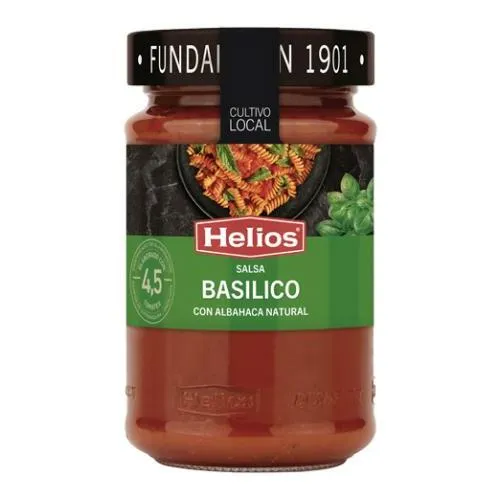 Tomātu mērce Basilico Helios 380g, Helios