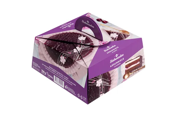Torte ar ķiršiem Kārumniece 700g, Staburadze