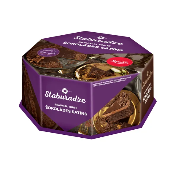 Torte braunija, šokolādes satīns 750g