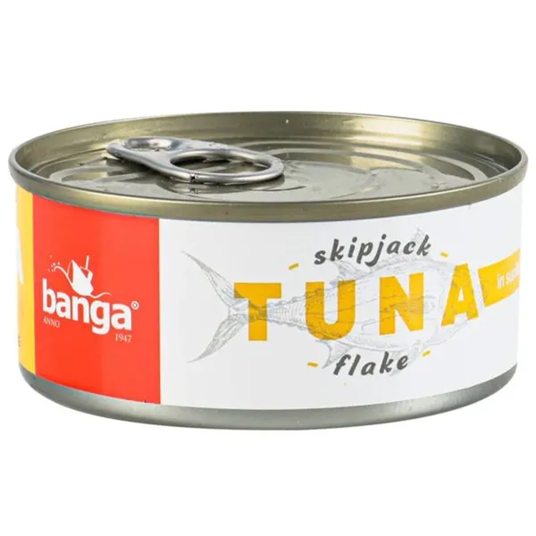 Tuncis saulespuķu eļļā 160g (112g), Banga