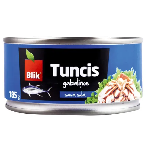 Tuncis savā sulā gab. 185g (130g), Blik