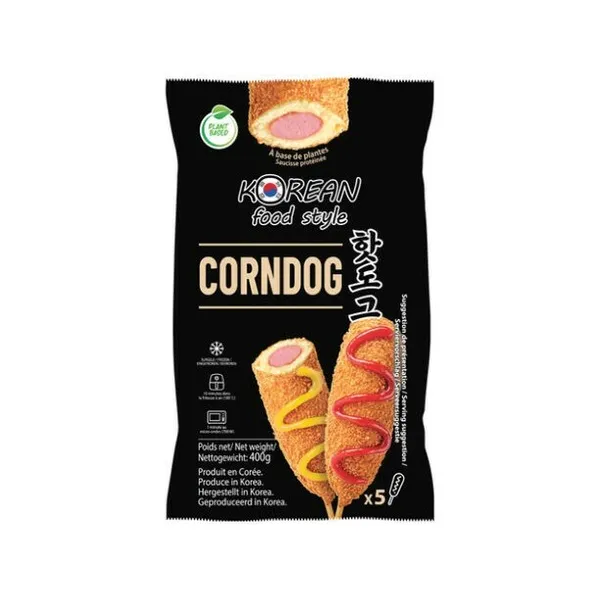 Uzkoda Corndog, sald., VEGAN, 400g, Korean Food Style
