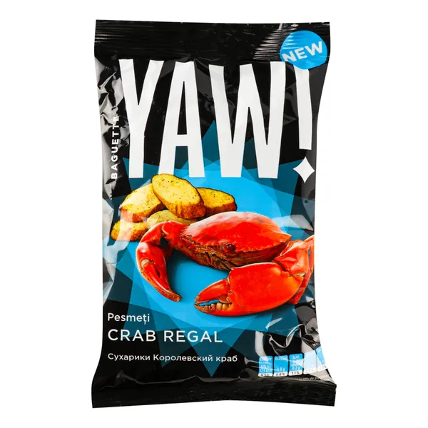 Uzkoda YAW! Baguette ar krabju g., 50g