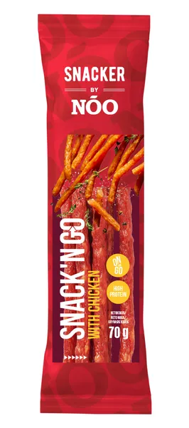 Uzkodu desiņas Snack'n' Go ar vistas gaļu 70g, NOO