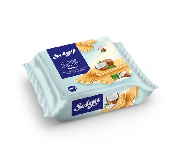 Vafeles SELGA ar kokosriekstu garšu 180g