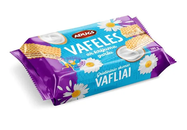 Vafeles ar krējuma garšu 280g