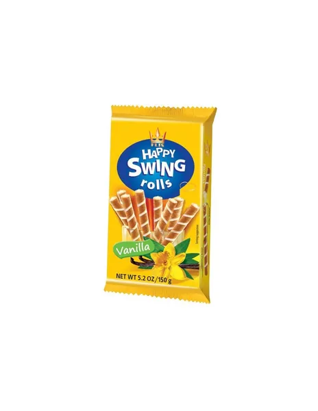 Vafeles ar vaniļas pildījumu 150g, Happy Swing