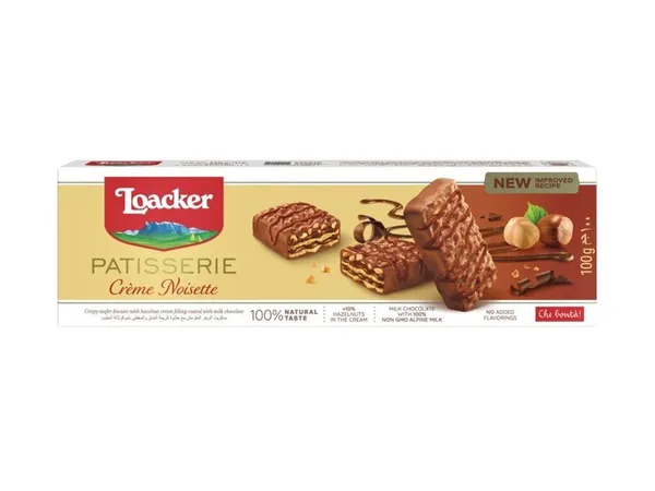 Vafeles Pastisseria Creme Noisette 100g, Loacker