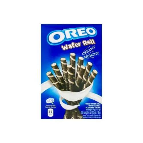 Vafeļu standziņas vanilla 54g, Oreo