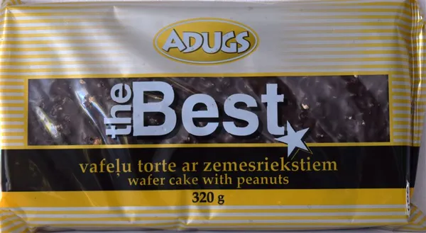 Vafeļu torte Ar zemesriekstiem 320g