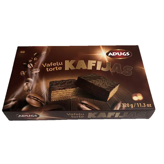 Vafeļu torte Kafijas 320g, Adugs