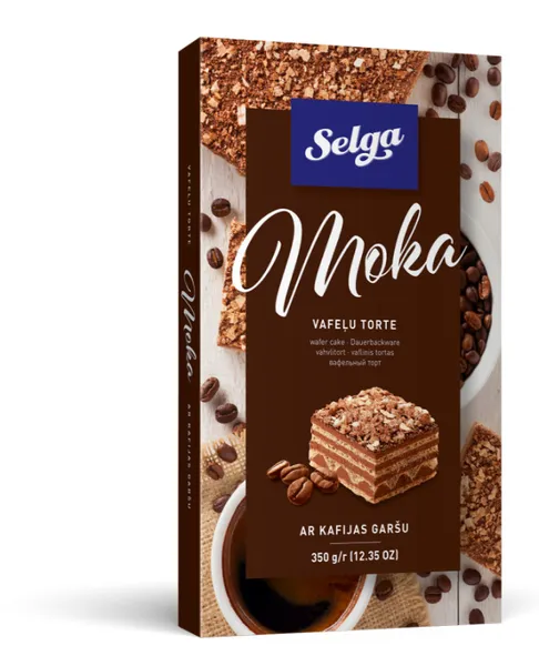 Vafeļu torte Moka SELGA, 350g