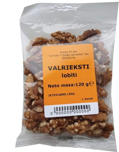 Valrieksti lobīti 120g, LaTS