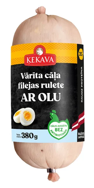 Cāļa filejas rulete ar olu vārīta 380g