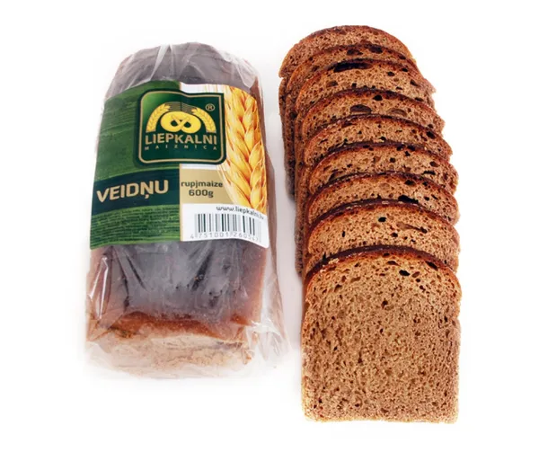 Veidņu rupjmaize griezta 600g, Liepkalni