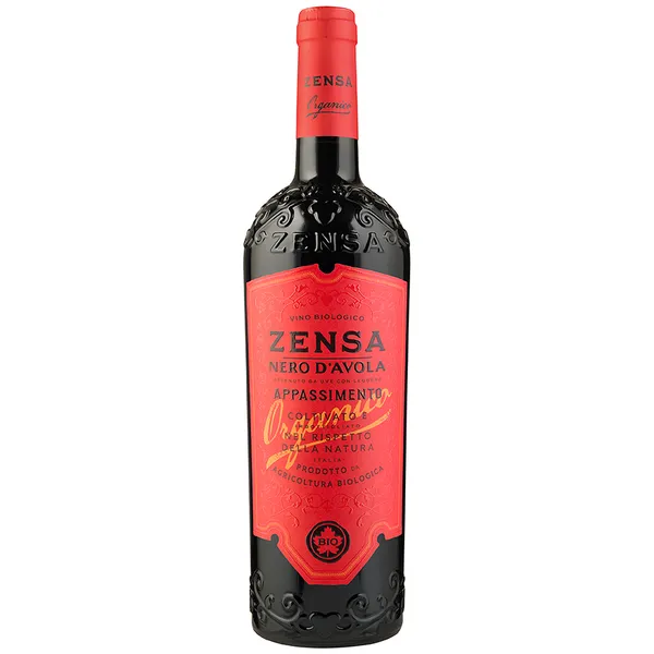 Vīns Zensa Nero D'Avolo Sicilia DOP Organic Appassimento 13.5% 0.75l