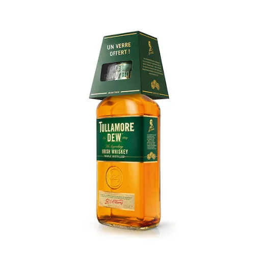 Viskijs Tullamore Dew + glāze 40% 0.7l