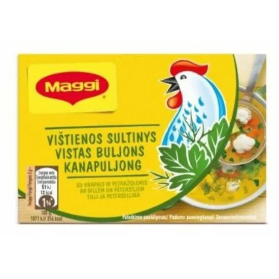 Vistas buljoni MAGGI ar pētersīļiem un dillēm 8x10g