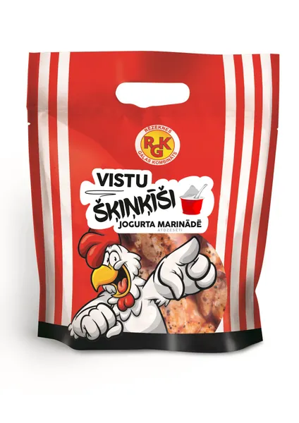 Vistu šķiņķīši jogurta marinādē, atdzesēti stāvpakā 800g