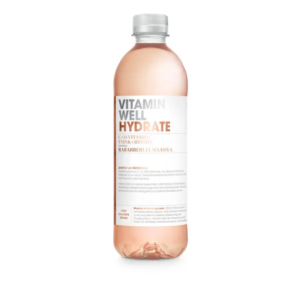 Vitamīnu dzēriens Hydrate 0.5l, Vitamin Well