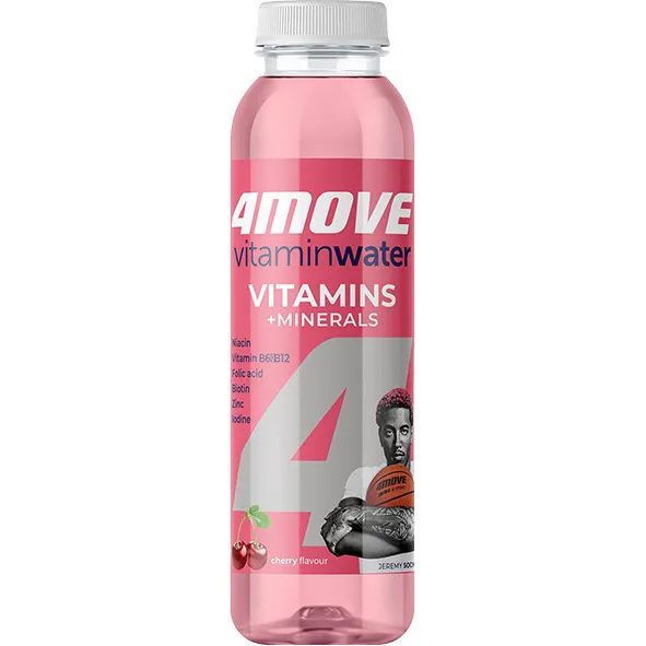 Vitamīnu ūdens Active ar minerāliem 0.556l PET, 4Move