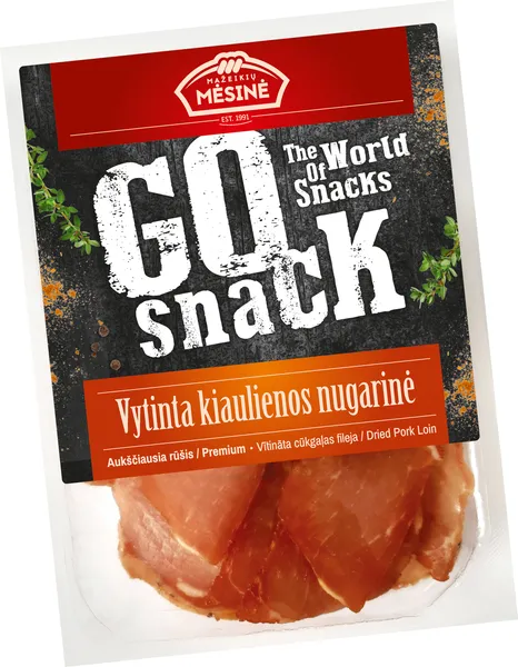 Vitināta cūkgaļas fileja "Go snack" sagriezta, 160g