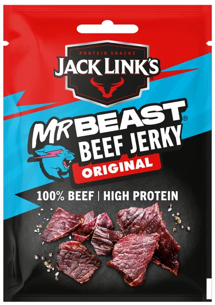 Vītināta liellopu gaļa BEEF JERKY ORIGINAL 25g  Jack Link’s
